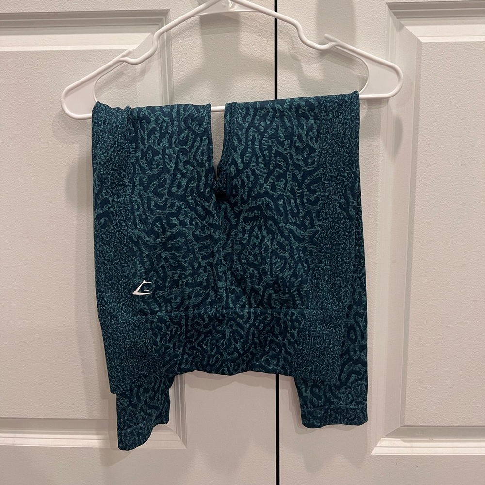 Gymshark adapt animal seamless leggings reef winter teal